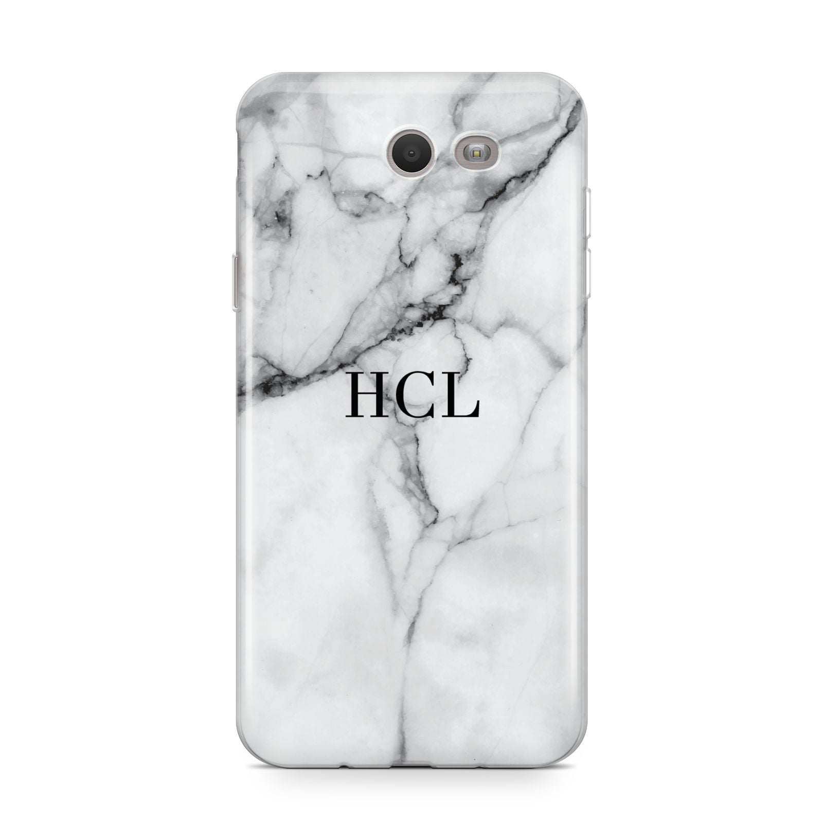 Personalised Small Marble Initials Custom Samsung Galaxy J7 2017 Case