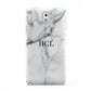 Personalised Small Marble Initials Custom Samsung Galaxy Note 3 Case