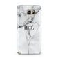 Personalised Small Marble Initials Custom Samsung Galaxy Note 5 Case