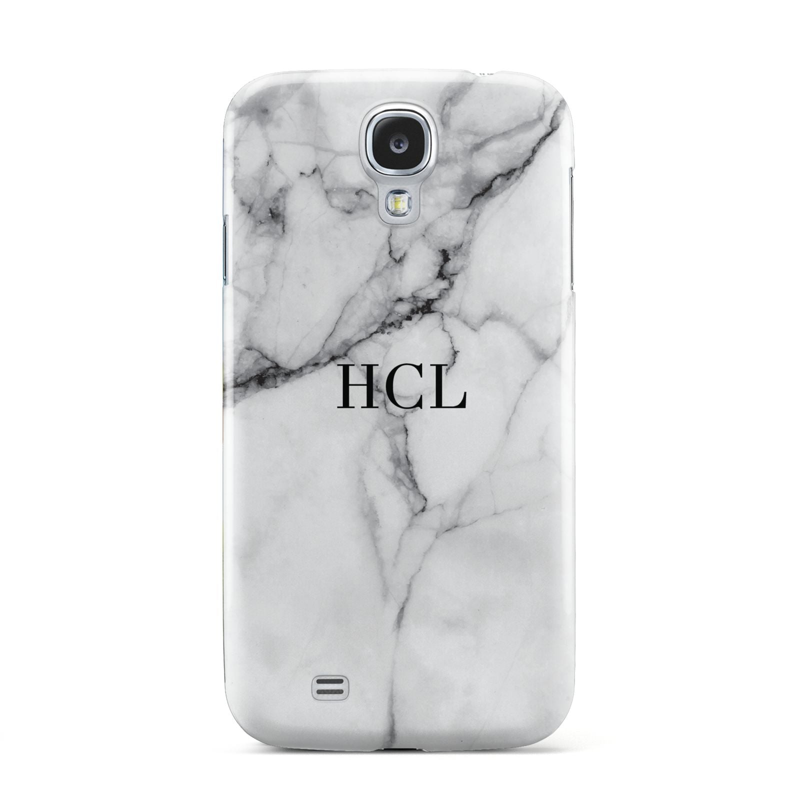 Personalised Small Marble Initials Custom Samsung Galaxy S4 Case