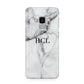 Personalised Small Marble Initials Custom Samsung Galaxy S9 Case