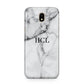 Personalised Small Marble Initials Custom Samsung J5 2017 Case