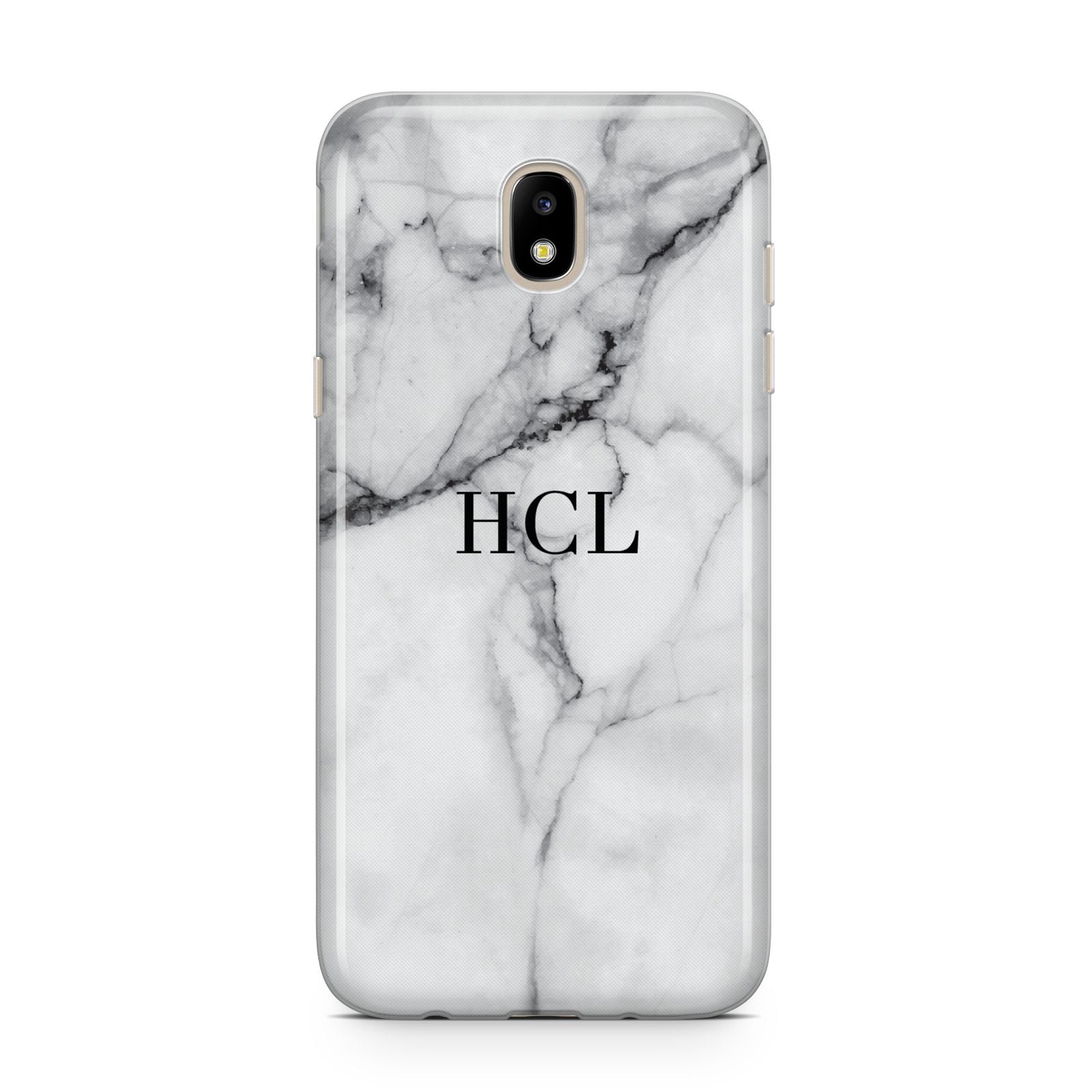 Personalised Small Marble Initials Custom Samsung J5 2017 Case