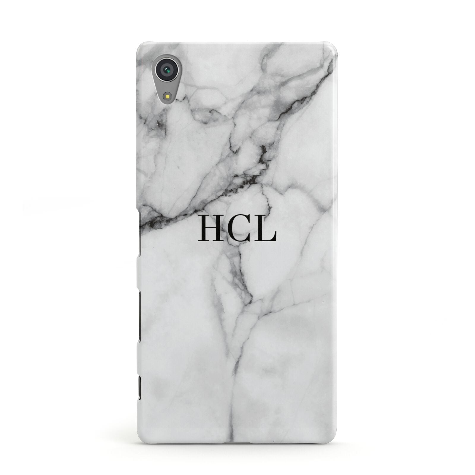 Personalised Small Marble Initials Custom Sony Xperia Case