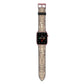 Personalised Snake Skin Effect Apple Watch Strap with Rose Gold Hardware
