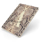 Personalised Snake Skin Effect Apple iPad Case on Gold iPad Side View
