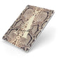 Personalised Snake Skin Effect Apple iPad Case on Silver iPad Side View