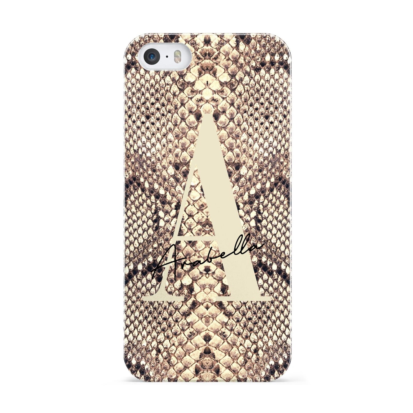 Personalised Snake Skin Effect Apple iPhone 5 Case