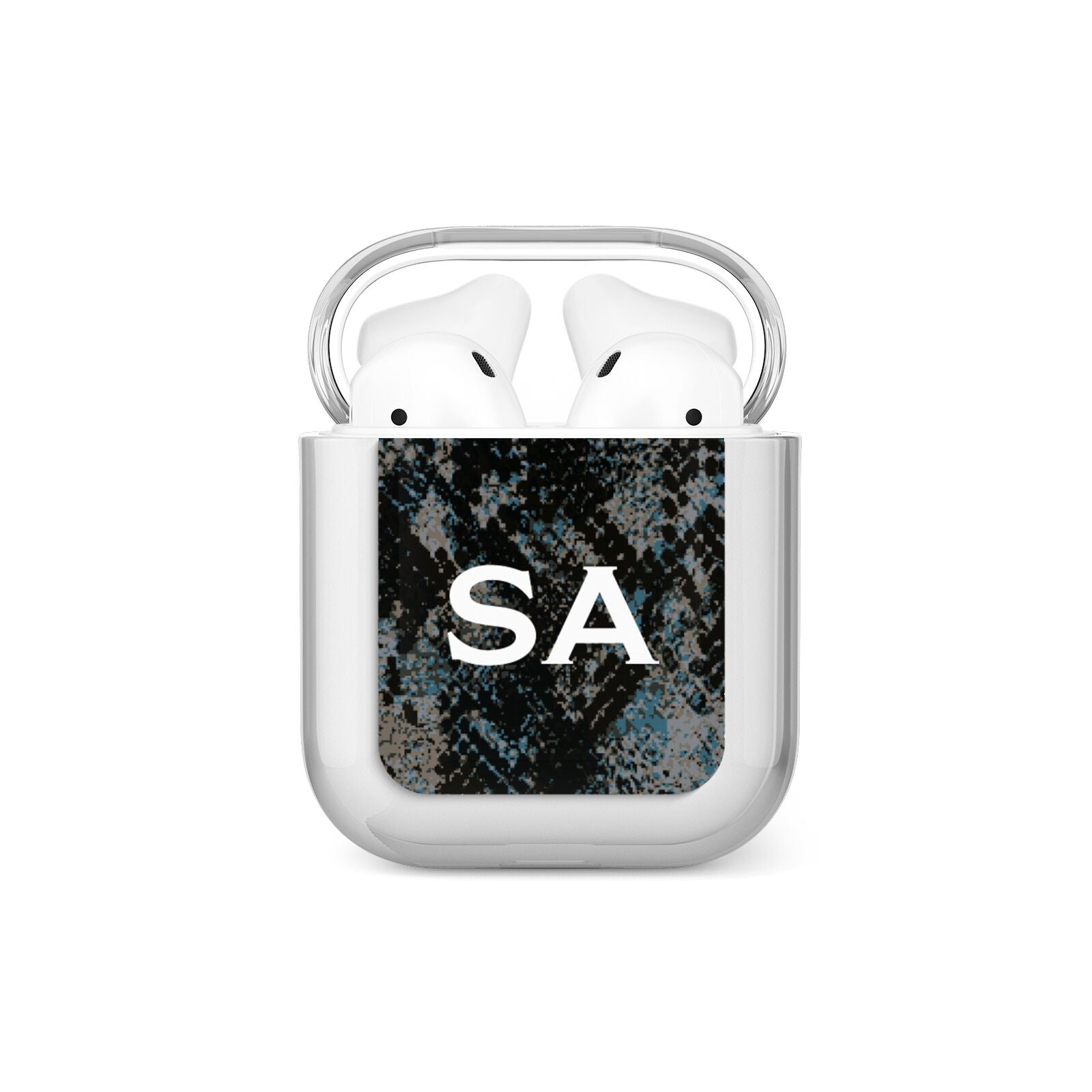 Personalised Snakeskin Effect AirPods Case