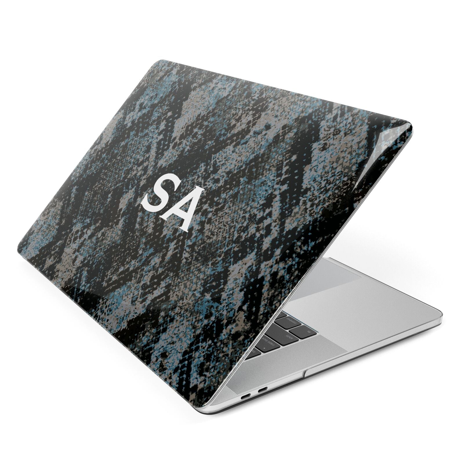 Personalised Snakeskin Effect Apple MacBook Case Side View