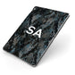 Personalised Snakeskin Effect Apple iPad Case on Grey iPad Side View