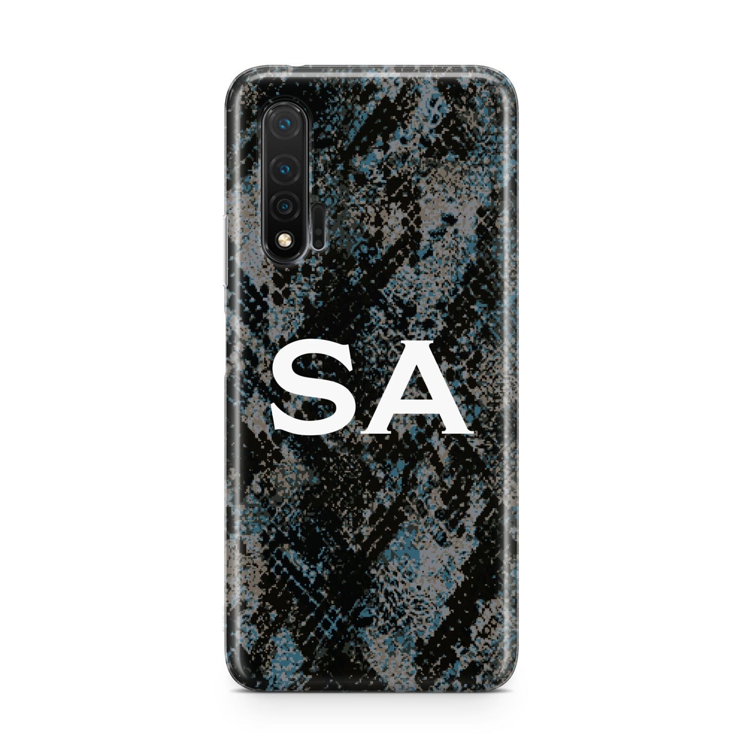 Personalised Snakeskin Effect Huawei Nova 6 Phone Case