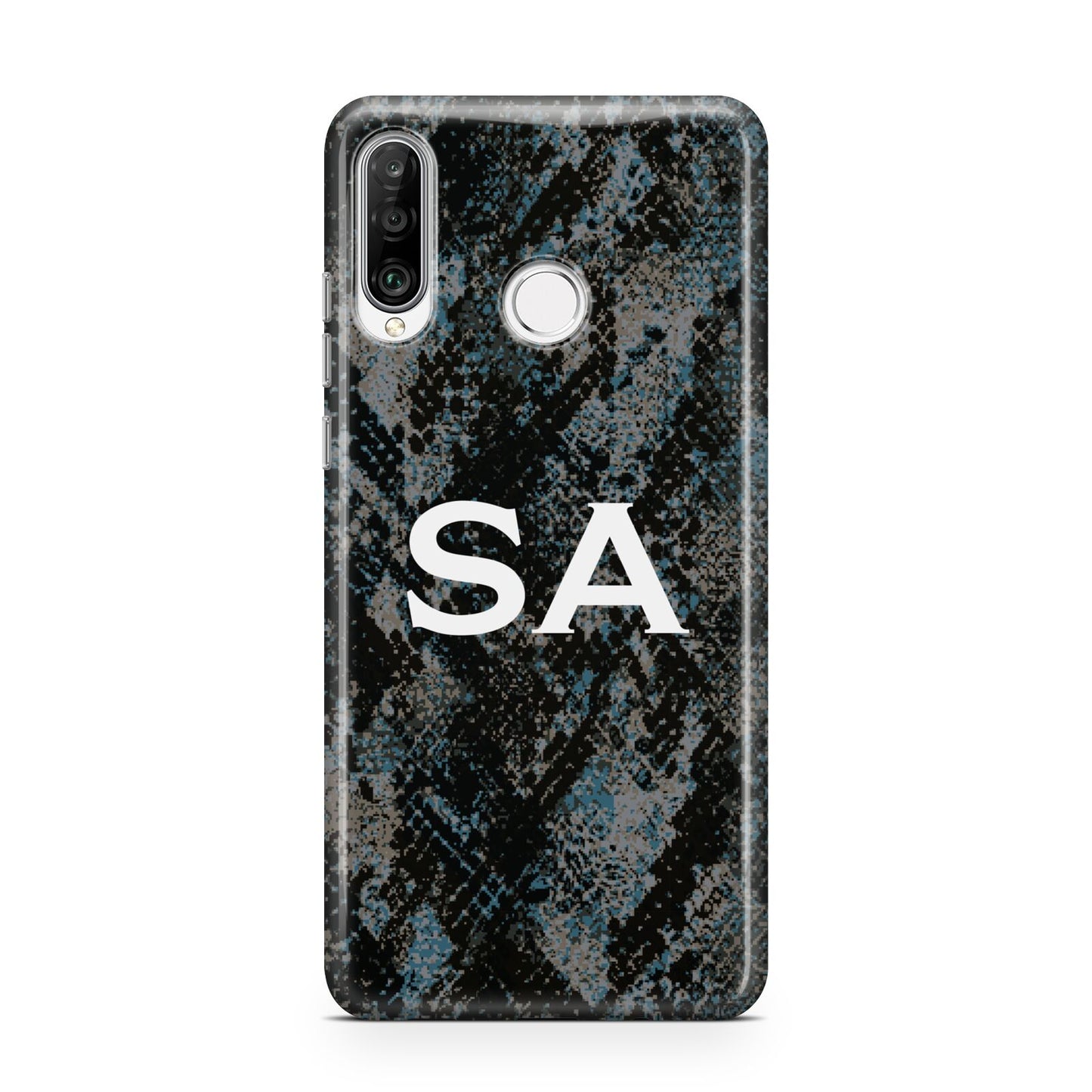 Personalised Snakeskin Effect Huawei P30 Lite Phone Case