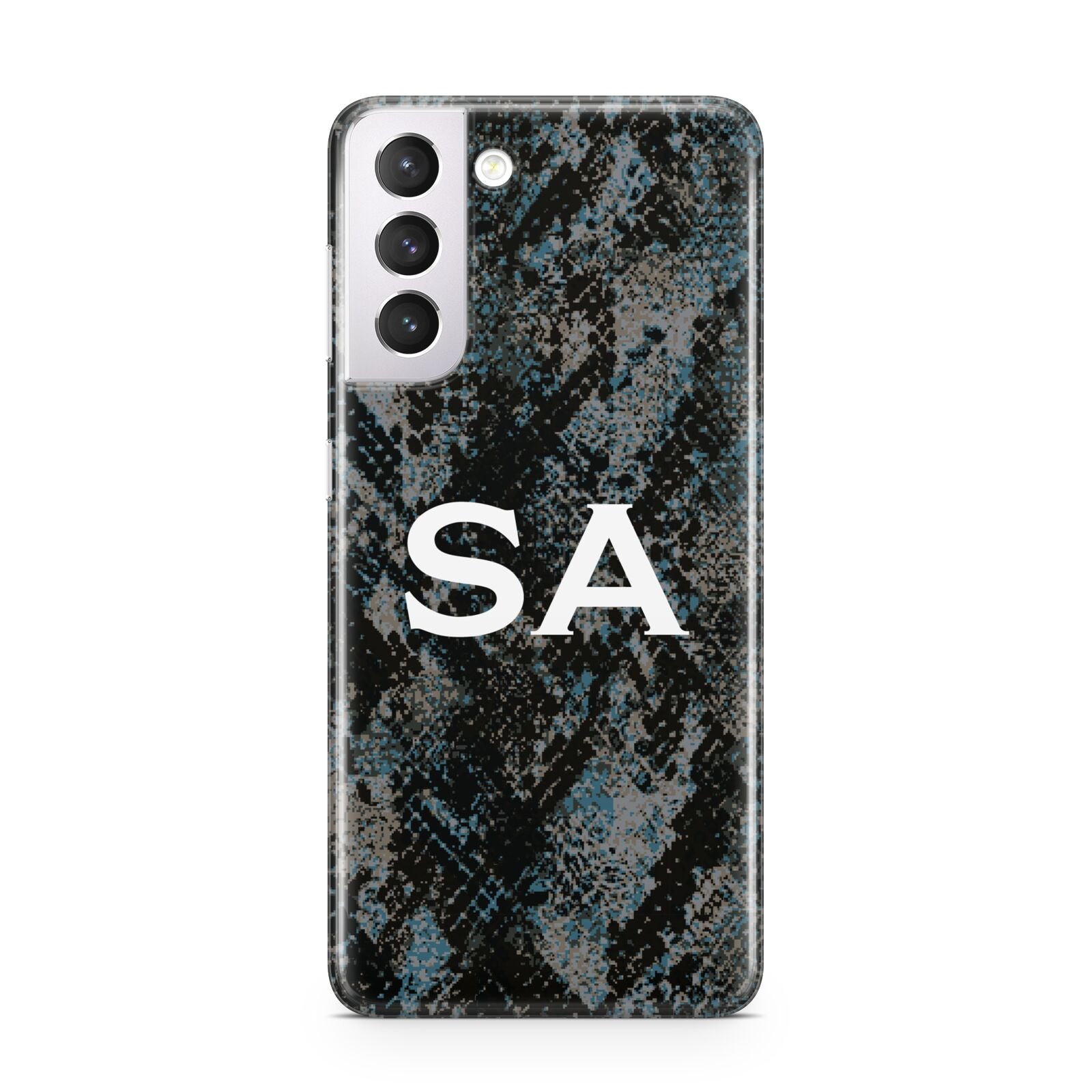 Personalised Snakeskin Effect Samsung S21 Case