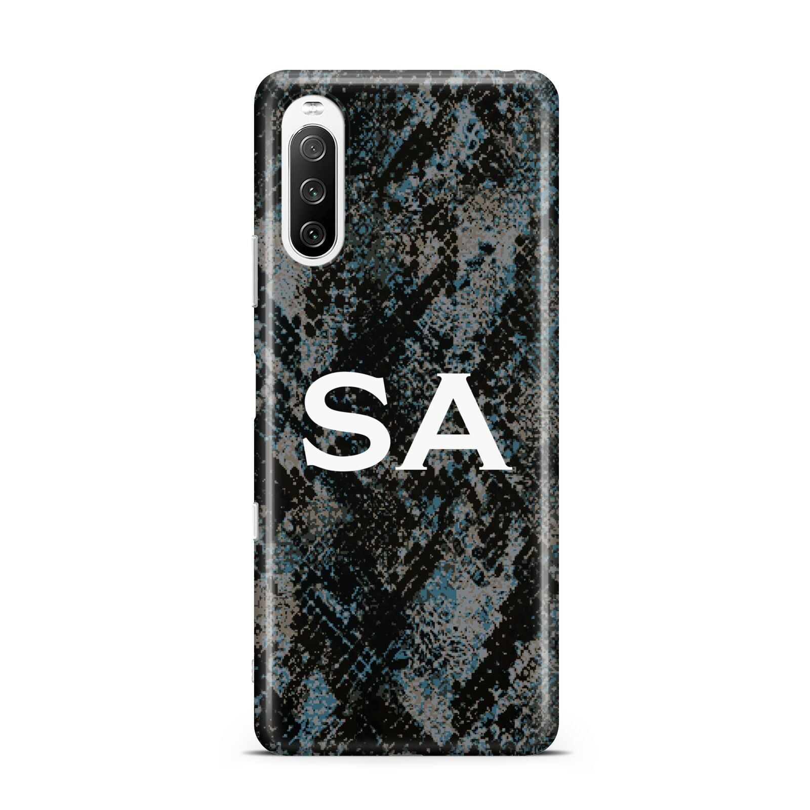 Personalised Snakeskin Effect Sony Xperia 10 III Case