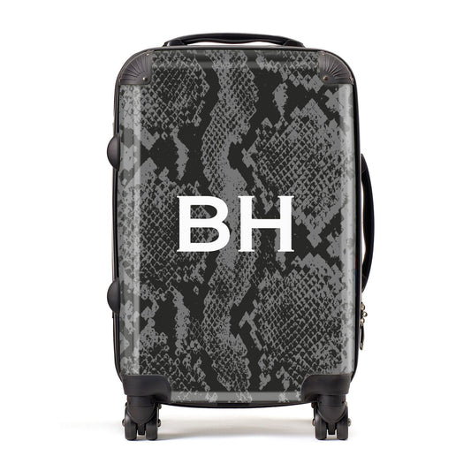 Personalised Snakeskin Suitcase