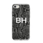 Personalised Snakeskin iPhone 8 Bumper Case on Silver iPhone