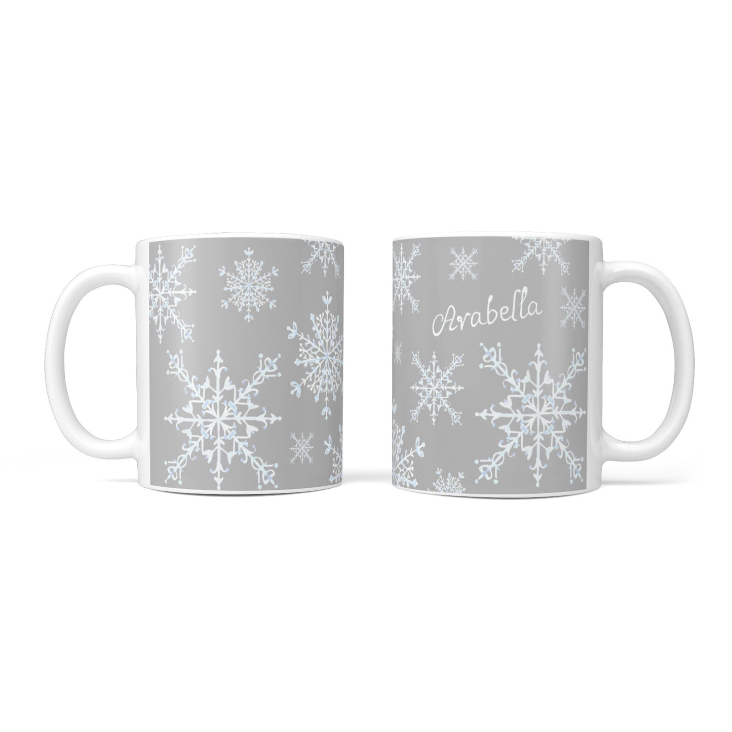 Personalised Snowflake 10oz Mug Alternative Image 3