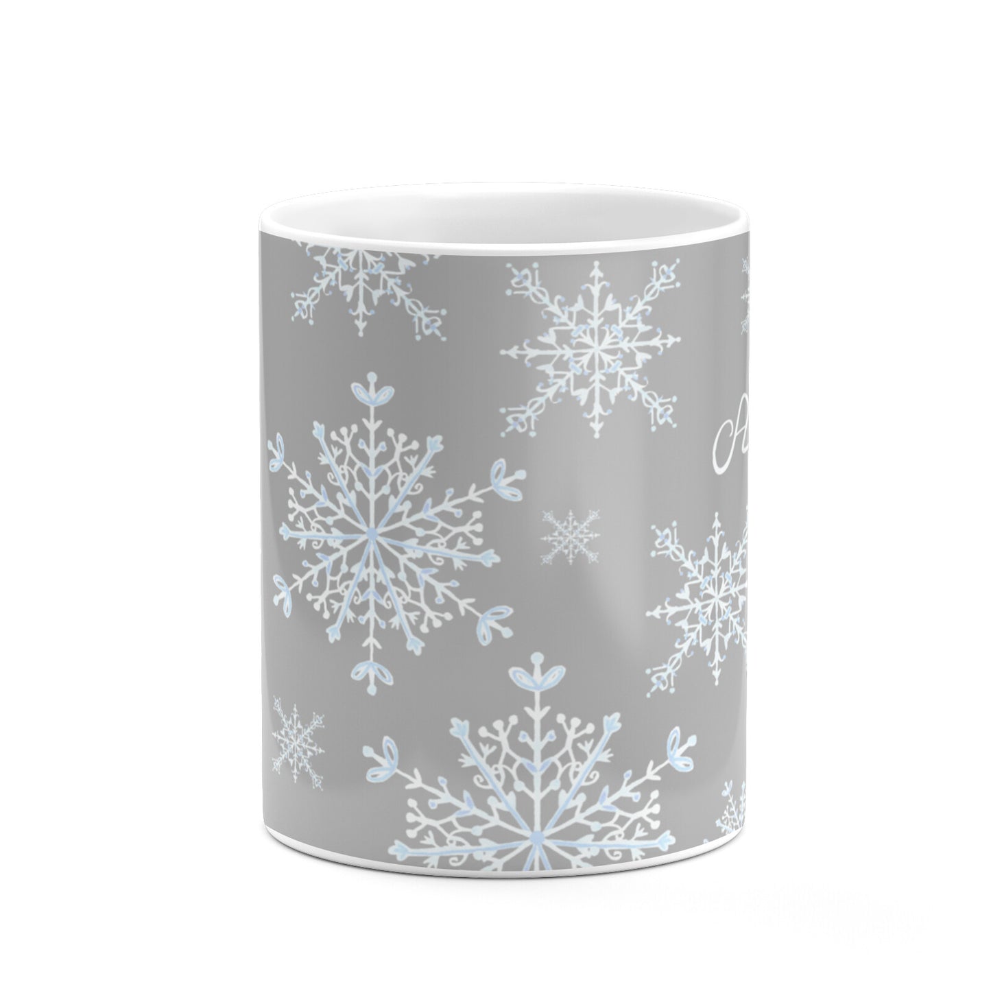 Personalised Snowflake 10oz Mug Alternative Image 7