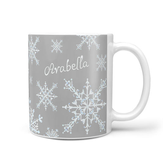 Personalised Snowflake 10oz Mug