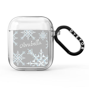 Personalised Snowflake AirPods Case