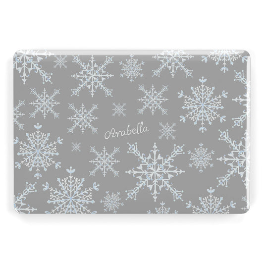 Personalised Snowflake Apple MacBook Case