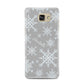 Personalised Snowflake Samsung Galaxy A7 2016 Case on gold phone