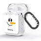 Personalised Snowman AirPods Glitter Case Side Image