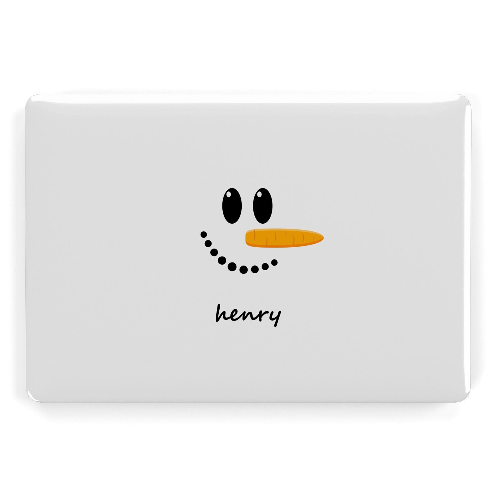 Personalised Snowman Apple MacBook Case