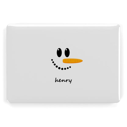 Personalised Snowman Apple MacBook Case