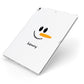 Personalised Snowman Apple iPad Case on Silver iPad Side View