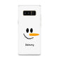 Personalised Snowman Samsung Galaxy S8 Case