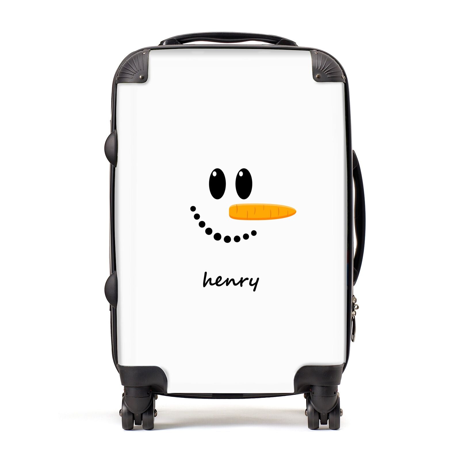 Personalised Snowman Suitcase