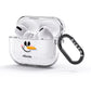 Personalised Snowwoman AirPods Glitter Case 3rd Gen Side Image