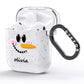Personalised Snowwoman AirPods Glitter Case Side Image