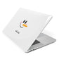 Personalised Snowwoman Apple MacBook Case Side View
