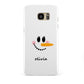 Personalised Snowwoman Samsung Galaxy S7 Edge Case