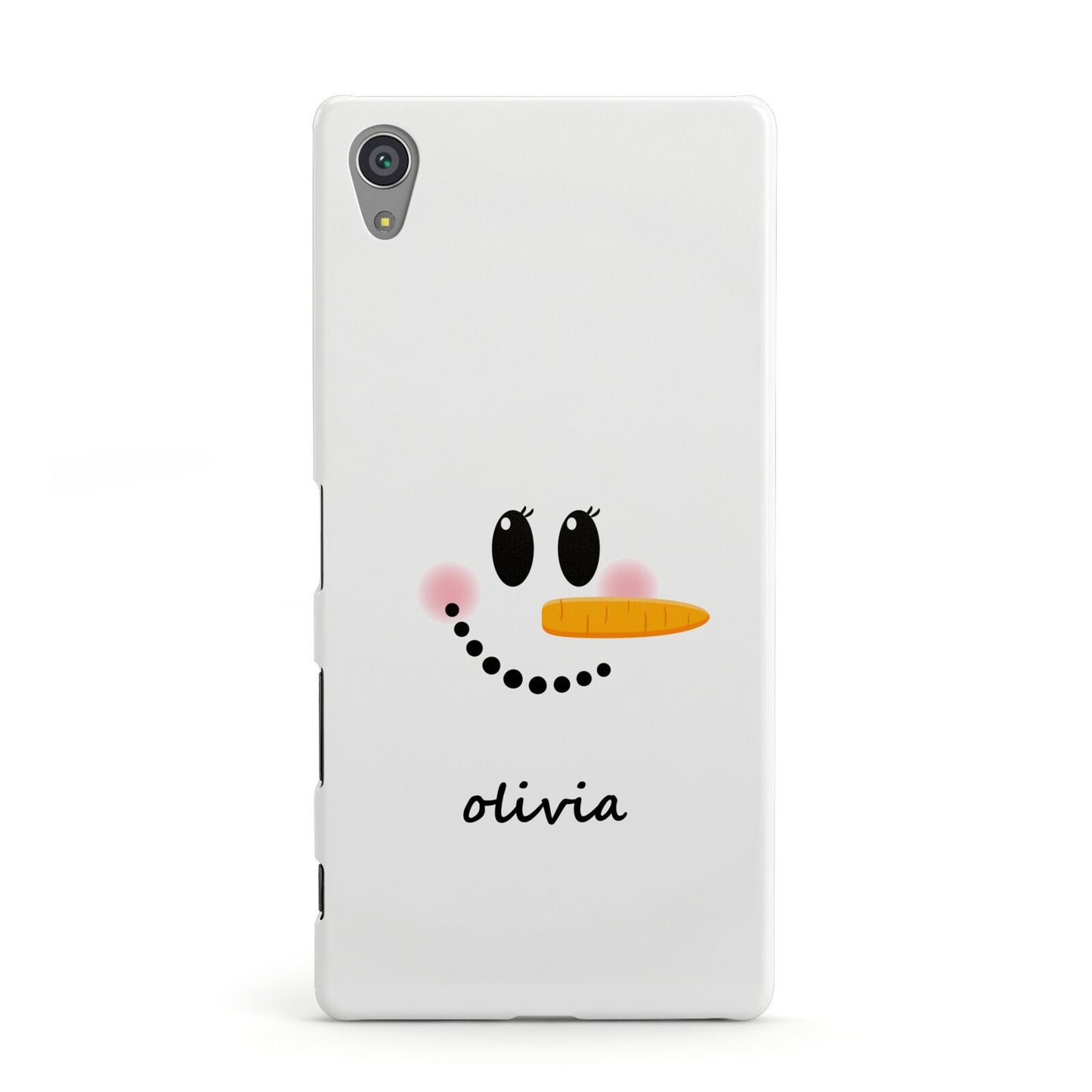 Personalised Snowwoman Sony Xperia Case