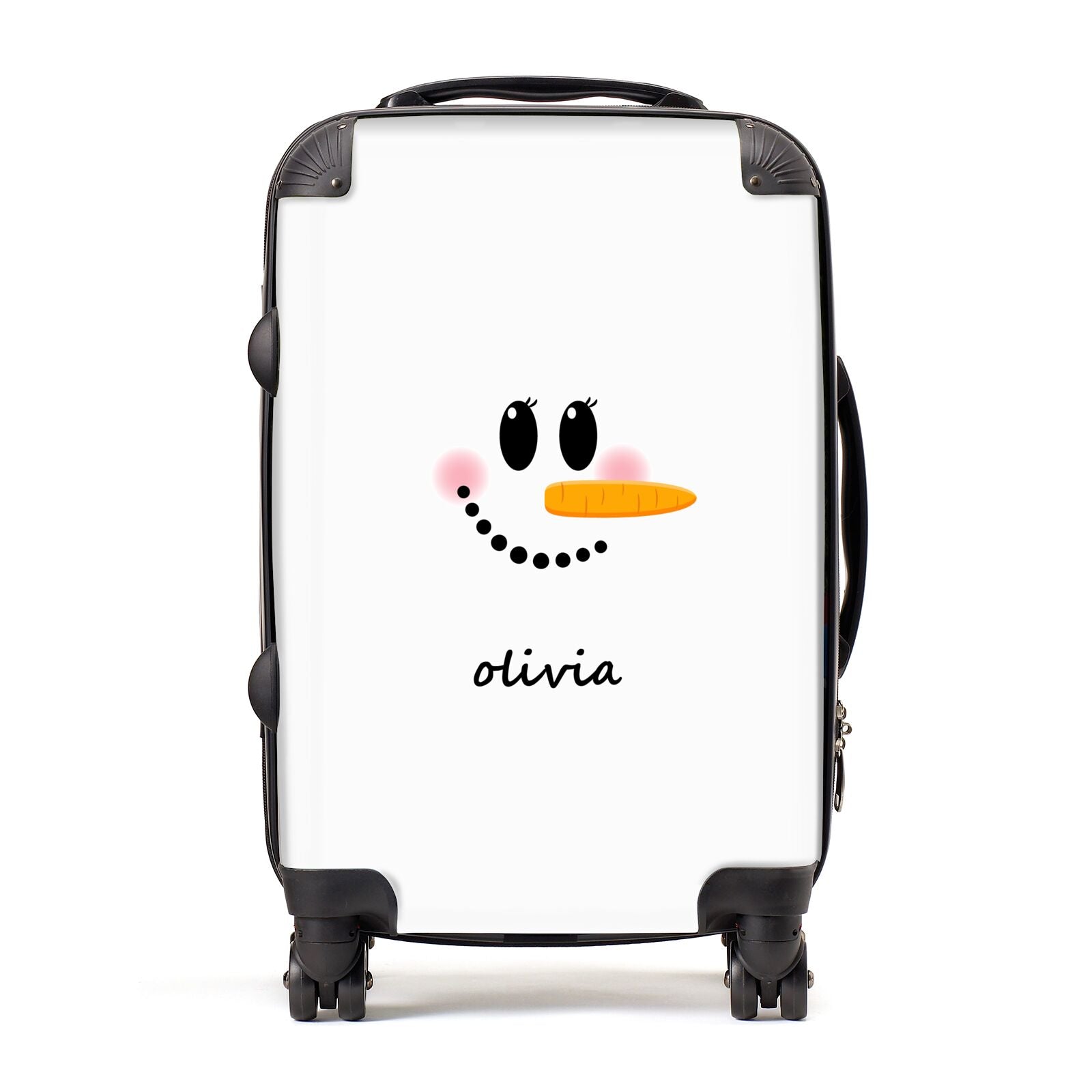 Personalised Snowwoman Suitcase