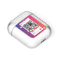 Personalised Social Media Photo AirPods Case Laid Flat