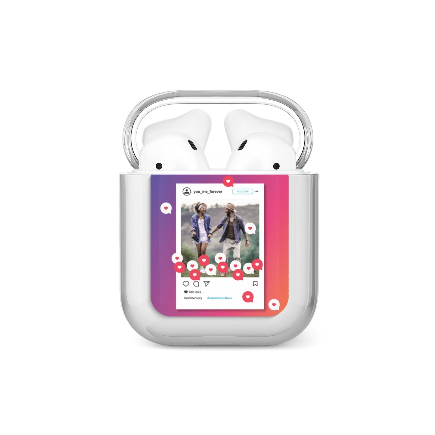 Personalised Social Media Photo AirPods Case