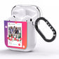 Personalised Social Media Photo AirPods Clear Case Side Image
