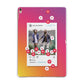 Personalised Social Media Photo Apple iPad Rose Gold Case