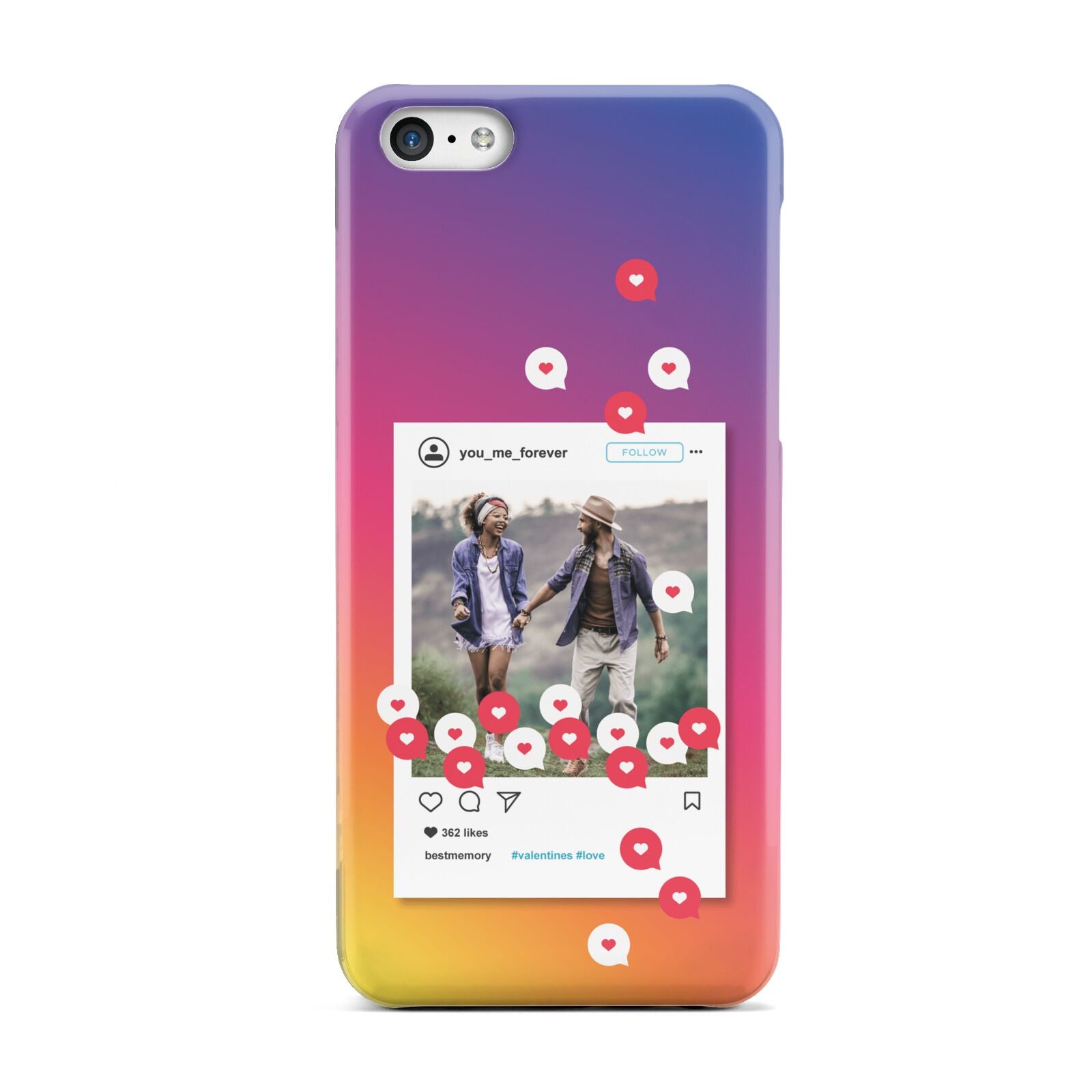 Personalised Social Media Photo Apple iPhone 5c Case