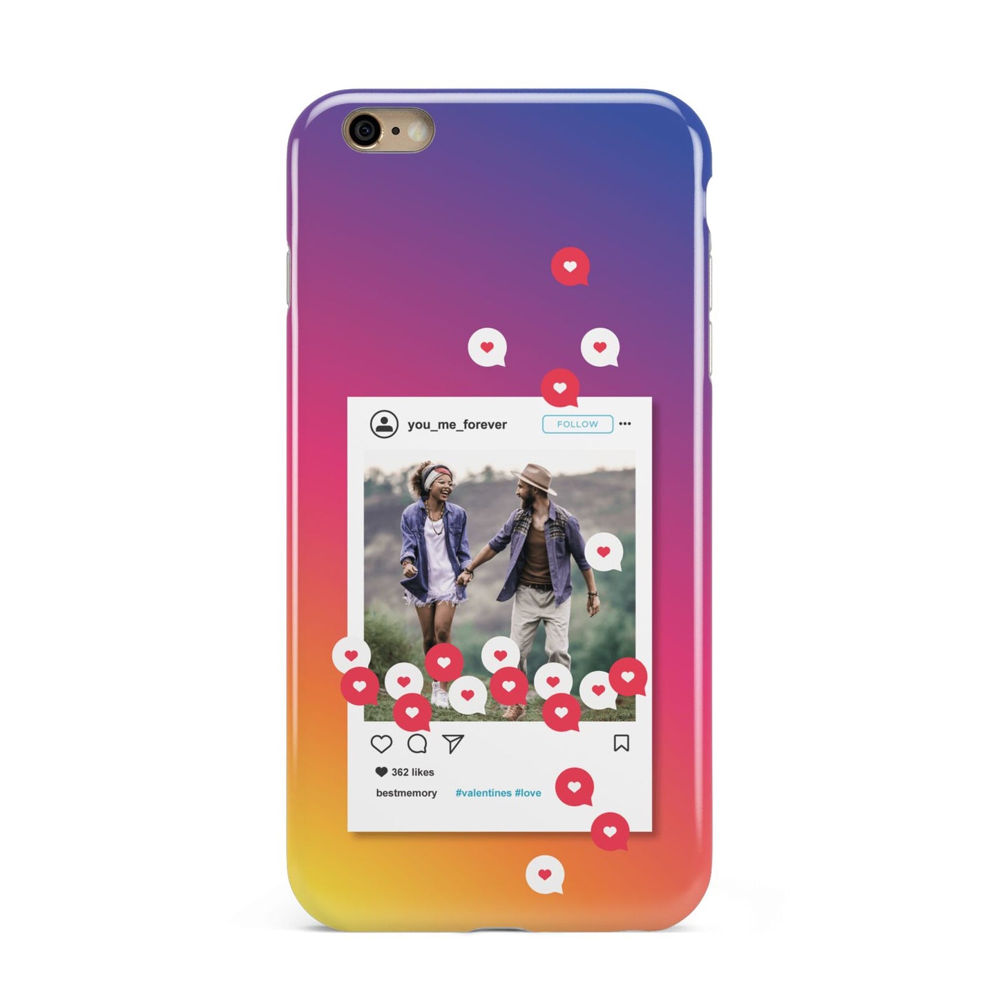Personalised Social Media Photo Apple iPhone 6 Plus 3D Tough Case