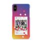 Personalised Social Media Photo Apple iPhone XS 3D Snap Case