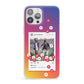 Personalised Social Media Photo iPhone 13 Pro Max Clear Bumper Case