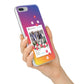 Personalised Social Media Photo iPhone 7 Plus Bumper Case on Silver iPhone Alternative Image