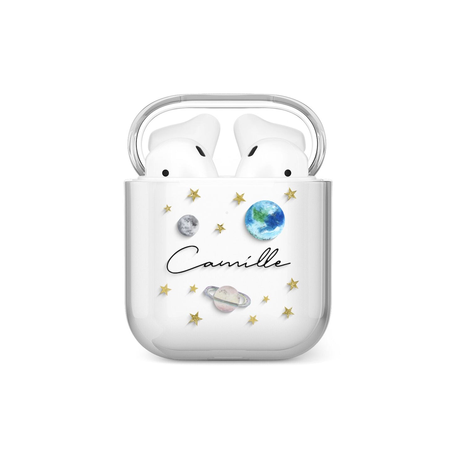 Personalised Solar System AirPods Case