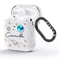 Personalised Solar System AirPods Glitter Case Side Image